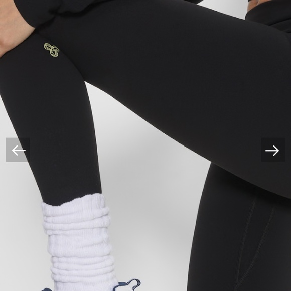 Aritzia Golden Foldover Butter Leggings in HEATHER GREY - Picture 2 of 6